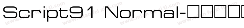 Script91 Normal字体转换